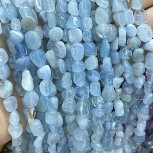 MG1852 Natural Rhodochrosite Aquamarine Larimar Kunzite Kyanite Tumbled Beads Gemstone Loose Bead