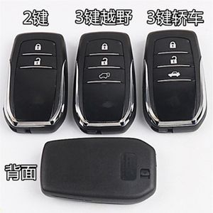 Con LOGO 2 3 Button Smart Remote Key Case Shell Fit per Toyota Camry Highlander RAV4 Car Key Fob con Uncut Blade286H