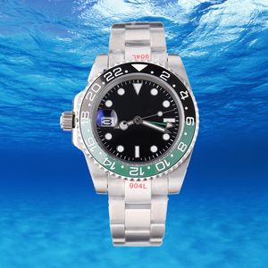 Moissanite Watches Designer 40mm Watches 904L Movement Ceramic Bezel Silvery Green Golden Black Dial Waterproof Business Steel Strap Luminous Wrist Watchs Dhgate