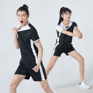 Camisetas ao ar livre uniformes de vôlei da faculdade de camisa masculina camisetas t women badminton camisetas de tênis de tênis de tênis de tênis executando fitness conjuntos de fitness 230520