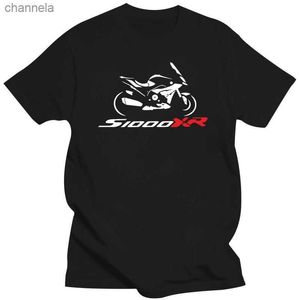 Мужские футболки Новая футболка для футболки мотоцикл S1000xr Tshirt S 1000 XR рубашка юмора футболка 100% хлопчатобумажные топы графическая одежда популярная футболка