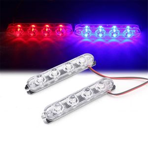 Car Car 1 Pair Police Lights Led Strobe Lights Flasher 3 Led Auto Flash Stroboscopes Strobe Light Parking Emergency Warning Signal Light