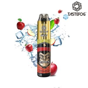 10 vanliga smaker Tastefog Wild 7000 Puffs engångsvapspenna 20 mg blinkande RGB LED 850mAh uppladdningsbar engångsmini-e-cigarett