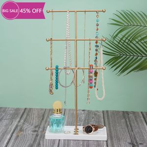 Boxes 3layers Hanging Jewelry Organizer Tiered Tabletop Countertop Free Standing Necklace Holder Display