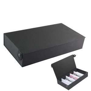 Sunglasses Fashion durable 5 Grids Eyeglass Sunglasses Storage Box Display Grid Glasses Stand Case Eyewear Accessories