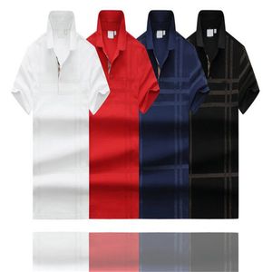 SS23 Stylistowa koszula polo luksusowe włoskie męskie ubranie z krótkim rękawem moda męska T-shirt azjatycki rozmiar m-3xl