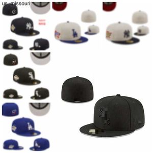 Boll Caps Ny Pink Color Baseball Fited Hats Classic Team Navy Blue Colors Fashion Hip Hop Sport Men's Full Closed Design Caps Chapeau Light Grey DH-03 J230520