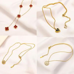 Kobiety nigdy nie zanikają luksusowe naszyjniki projektant Choker Link łańcuch 18K Gold Splated Stael Stael Wiselant Fashion Wedding Gifts Akcesoria biżuterii