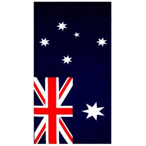 Telo mare bandiera australiana 70x140 cm Asciugamano da bagno assorbente in microfibra ad asciugatura rapida per adulti Viaggi Sport Asciugamani da bagno Salvietta