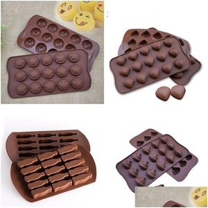 Pişirme Kalıpları Diy sile mod gülümseyen yüz kabuğu küçük kola kalıp kek çikolatalar buz kafes kalıpları çeşitli desenle iyi satıyor 1 98 dhyzt