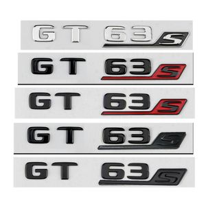 メルセデスベンツx290クーペAMG GT 63S GT63SトランクエンブレムバッジSTIKCER CHROME BLACK LETTERS