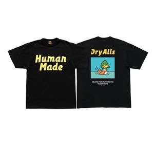 613S Erkek Tişörtleri İnsan Yapımı Tees Tişört Tişört Aşk Duck Çiftler Kadın Tasarımcı T-Shirts Pamuk Üstleri Günlük Luxurys Giyim Sokak Şortlu Kılıf Kıyafetleri