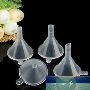 Transparent Mini Plastic Small Funnels Perfume Liquid Essential Oil Filling Empty Bottle Packing Kitchen Bar Dining Tool Wholesale