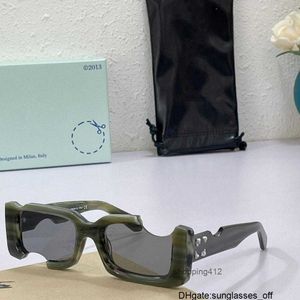 Modische Off-W-Sonnenbrille, Luxus-Off-Weiß-Designer für Männer und Frauen, cooler Stil, heißer klassischer dicker Teller, schwarzer quadratischer Rahmen, Brillen, Herren-Brille, SW2C