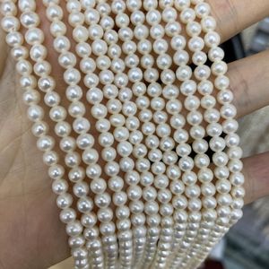 Cristallo 44,5 mm perla d'acqua dolce naturale forma rotonda creazione di gioielli con perline sciolte fai da te di alta qualità