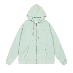 Amisweater Paris Zipper Hoodies för män och kvinnliga designers amishirts de coeur högkvalitativ huvtröja broderad röd kärlek vinter rund hals jumper par sweatsh 20n6