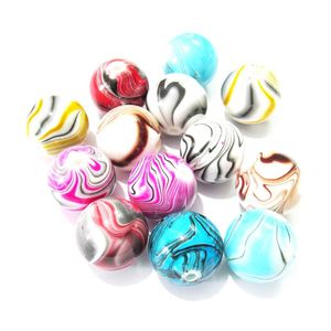 Beads Newest 20mm 100pcs/bag Imitation Wood Grain Beans Beads For Fashion Chunky Jewelry Necklace