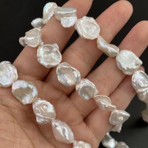 Crystal Natural Freshwater Pearl Oregelbundna lösa pärlor för smycken som tillverkar DIY -armbandörhängen Halsband Tillbehör