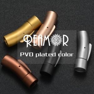 Компоненты Reamor 5pc Diref Размер 4/5/6/8 мм 316L Clasps Clasps Conctor для кожа