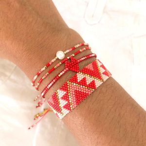 Bangle Go2boho Miyuki Bracelets Women's Bracelet Girl Boho Jewelry Handmade Fall Winter Jewellery Smaple Beaded Pulsera Female Gifts