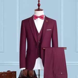 Мужские костюмы Blazers Custom Made Groom Свадебное платье Blazer Suits Banns Business High-end Classic Dress Bunders 20317820 230519