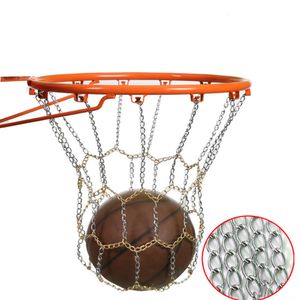 Andra sportvaror metall basket nettokedja netting sport fälgar korgram dubbel färg ersättare fälg för inomhus utomhus 230520