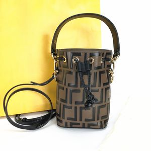 Mini oryginalna skórzana torebka roma torba kubełkowa męska designer sprzęgła pochette torba sznurka luksusowe podróżne torba wytłoczona worka dla torebek torebki na ramię