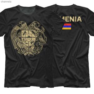 メンズTシャツアルメニアエレバンアームズオブアルメニアのTシャツのコート。夏コットンショートスリーブOネックメンズTシャツ新しいS-3XL