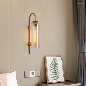 Wall Lamps Nordic Hanging Ceiling Lamp Glass Shade Indoor Light For Bedside Bedroom Dining Table Living Room Decor Lighting Fixtures