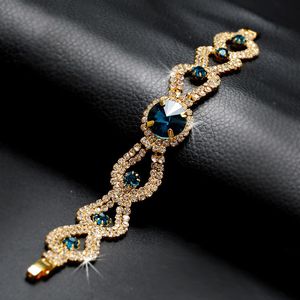 Bangle Diwenfu 18K złote bransoletki kobiety solidne srebrne 925 biżuteria szafir szlachetny pulseira feminina blue topaz granat bransoletki dziewczęta