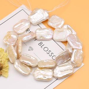 Perle di perle barocche naturali cristalline perle bianche per perle sciolte per perle di perla d'acqua dolce per gioielli che producono accessori per collo di bracciale fai -da -te braccialetti