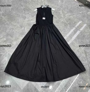 womens designer clothing dresses for woman Size S-L Tank Top dress new arrival Upper and lower splicing design skirt May18