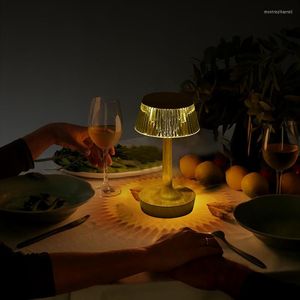 Tischlampen, Diamant-Lampe, USB-Acryl, dekorativer Schreibtisch, Schlafzimmer, Nachttisch, Bar, Kristalllichter, Dekoration, romantisches Geschenk, Nachtlicht