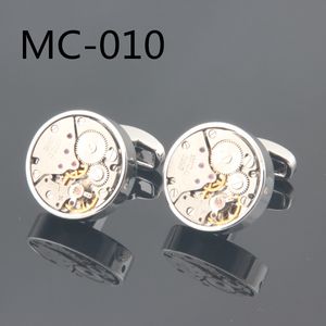 Mode manschettknappar gratis frakt: Högkvalitativ manschettknappar för män Figur 2018Cuff Links Machine Core MC010wholesales