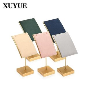 Boxes Manufacturers of metal jewelry display stand Jewelry display pendant necklace multicolor display jewelry rack jewelry props