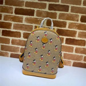 Designer Luxury Collaboration 552884 Antique Style Gold Hardware PVC Calf Daypack Little Bee Travel Bag Backpack Size 22x29x15cm