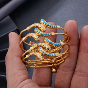 Pulseira 24k arábia saudita dubai pulseiras para crianças oriente médio ouro cor bebê pulseiras etíopes pulseiras casamento jóias africanas