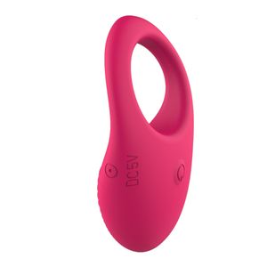 Vuxen leksaker penis ring vibrerande klitoris stimulator g spot sex leksaker för par vibro fördröjning slick vagina orgasm lås fin ärmvibrator 230519