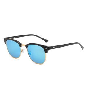 OOO Classic Round Sunglasses Brand Designer UV400 Eyewear Metal Gold Frame Sun Glasses Men Women Mirror Sunglasses Polaroid glass Lens edfaaf