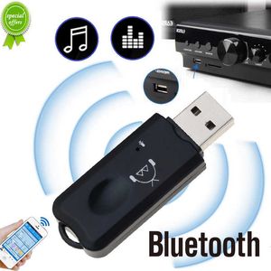 New USB AUX Bluetooth Receiver Handsfree Car Kit Wireless Audio Stereo USB Transmitter To Car Mp3 Player Speaker Without 3.5mm Jack
