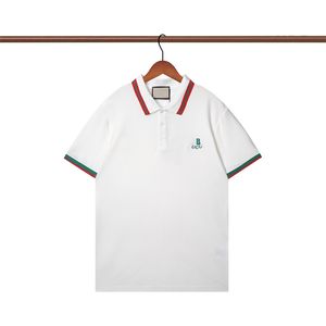 6 nowych mody London England Polos koszule męskie projektanci koszule polo High Street Haftowanie drukowania T-koszuli Summer Cotton Casual T-Shirts #1013