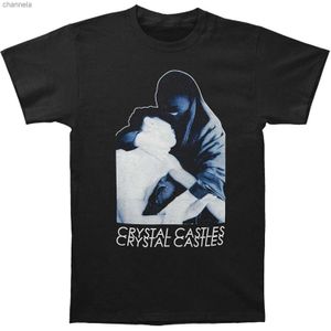 Herren T-Shirts Crystal Castles Herren Burka Slim Fit T-Shirt Schwarz Sommer Kurzarmhemden Tops S~3Xl Big Size Tees T-Shirt