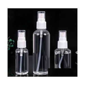 梱包ボトル透明な空のスプレー60mlプラスチックミニ補充可能なコンテナ化粧品消毒剤アルコール容器ドロップdhd7n