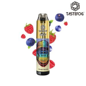 Toptan Tastefog Wild 7000 Pufs Tek Kullanımlık Vape Pod 20mg yanıp sönen RGB LED 850mAh şarj edilebilir tek kullanımlık mini e-sigara