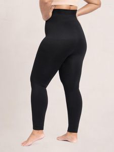 Women's Leggings Women High Waist Shaper Belly Control Body Slimming Shapewear Silicone Non-Slip Pants Trainer