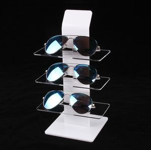 Solglasögon Akryl Sunglase Stand Glasögon Holder Gelgassor Display Case Counter Glass Organiser Hylla smyckenhållare