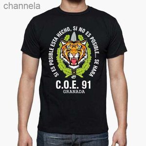 メンズTシャツスペイン軍団Coe 91 Granada Mod 1 Special Operations Emblem Tシャツ。夏コットンOネックメンズ半袖Tシャツ新しいS-3XL