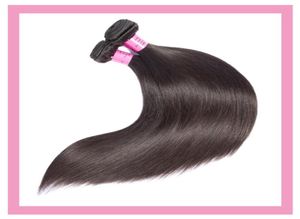 Peruwiańskie ludzkie przedłużenia Virgin Hair Extensions Bright 95100gpiece Pure Natural Color Remy 2 Placelot2730894