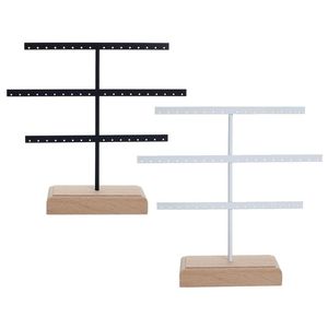 Boxes Earrings Organizer Jewelry Display Stand 3Tier Earrings Holder Rack for Hanging Earrings Earring Jewelry Display Tree