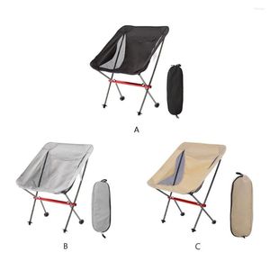 Camp Furniture Outdoor Folding Chair Portable Camping Travel Chairs With Bag Home Office Seat Beach Picnic Foldable Backrest Tools